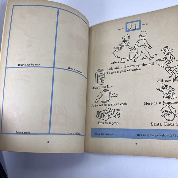 VTG Fun with Words Help Yourself Handwriting Taught In School Whitman 1454 NEW - Picture 4 of 5